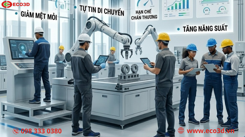 Vì sao mang giày bảo hộ phù hợp giúp công nhân làm việc hiệu quả hơn?